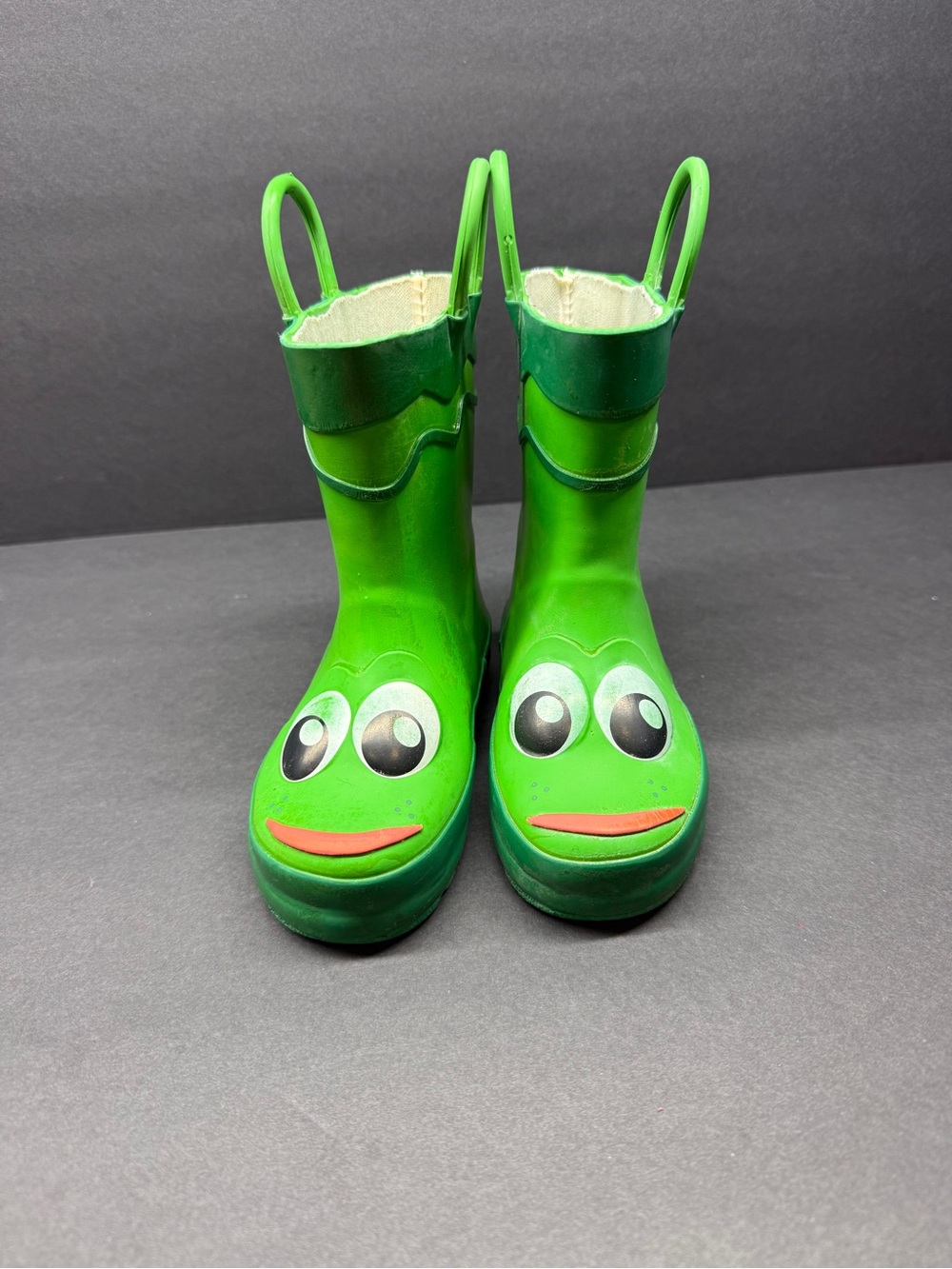 Western Chief Kids Green Frog Rain Boots
